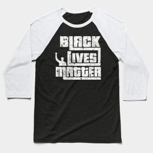 Black Lives Matter Fist In Air Baseball T-Shirt